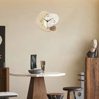 Reloj de pared simple moderno, reloj de cuarzo silencioso, reloj de dormitorio, sala de estar, sofá, decoración de fondo, reloj de pared, sin batería