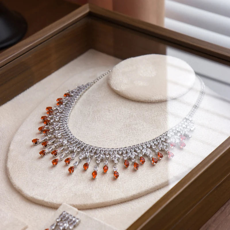 Exquisita Caja de Joyería para Guardar Anillos, Collares y Pulseras, Organizador de Regalo para Recién Casados