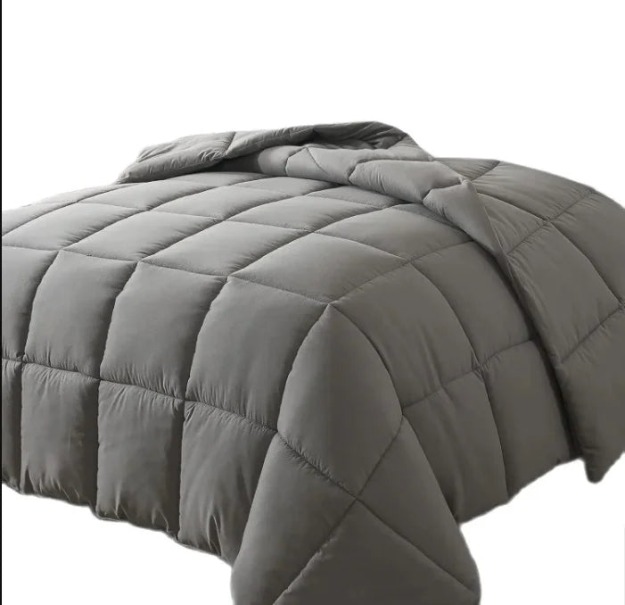 Edredón alternativo de plumón, ropa de cama para todas las estaciones, incluye edredón individual, inserto de edredón, suave, hipoalergénico y transpirable, 1 unidad