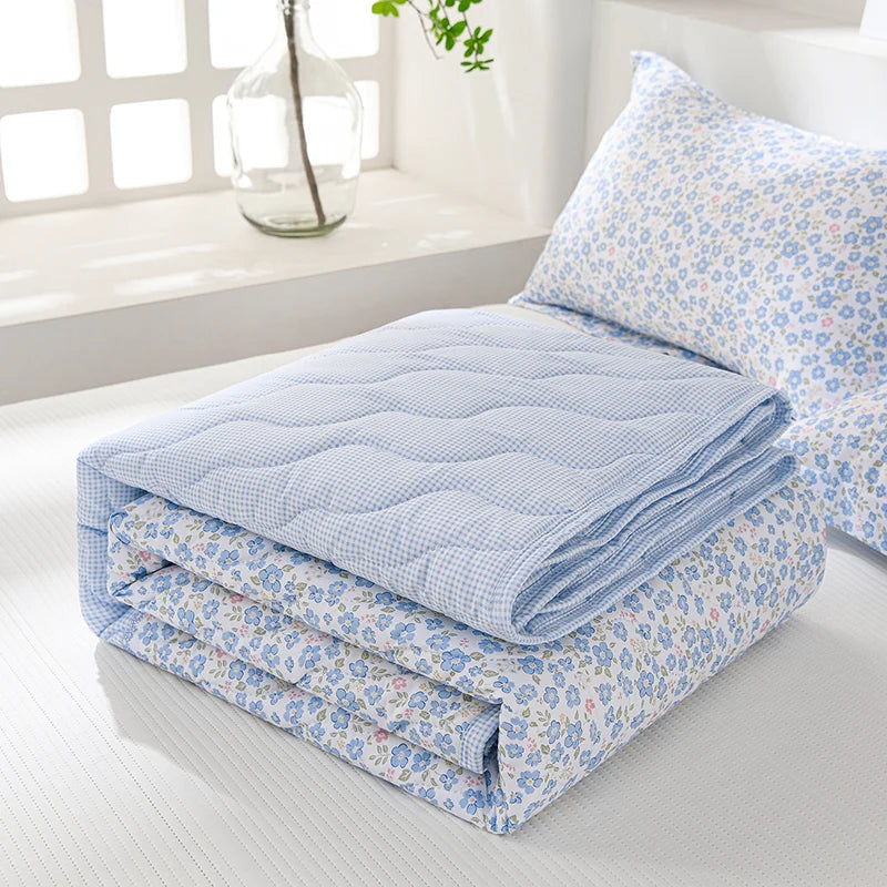 Edredón de Verano Transpirable y Suave de Alta Calidad, Manta para Aire Acondicionado, Lavable a Máquina