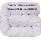 Edredón alternativo de plumón, ropa de cama para todas las estaciones, incluye edredón individual, inserto de edredón, suave, hipoalergénico y transpirable, 1 unidad