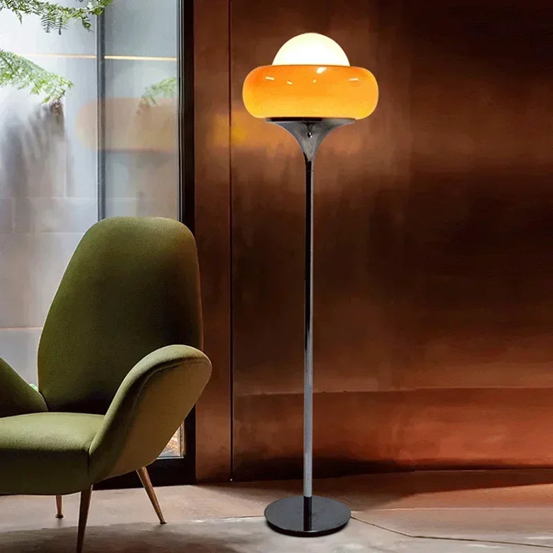 Lámpara de mesa LED Retro Medieval de vitral creativo nórdico, lámpara de escritorio para dormitorio, mesita de noche, estudio, decoración de esquina para sala de estar y suelo