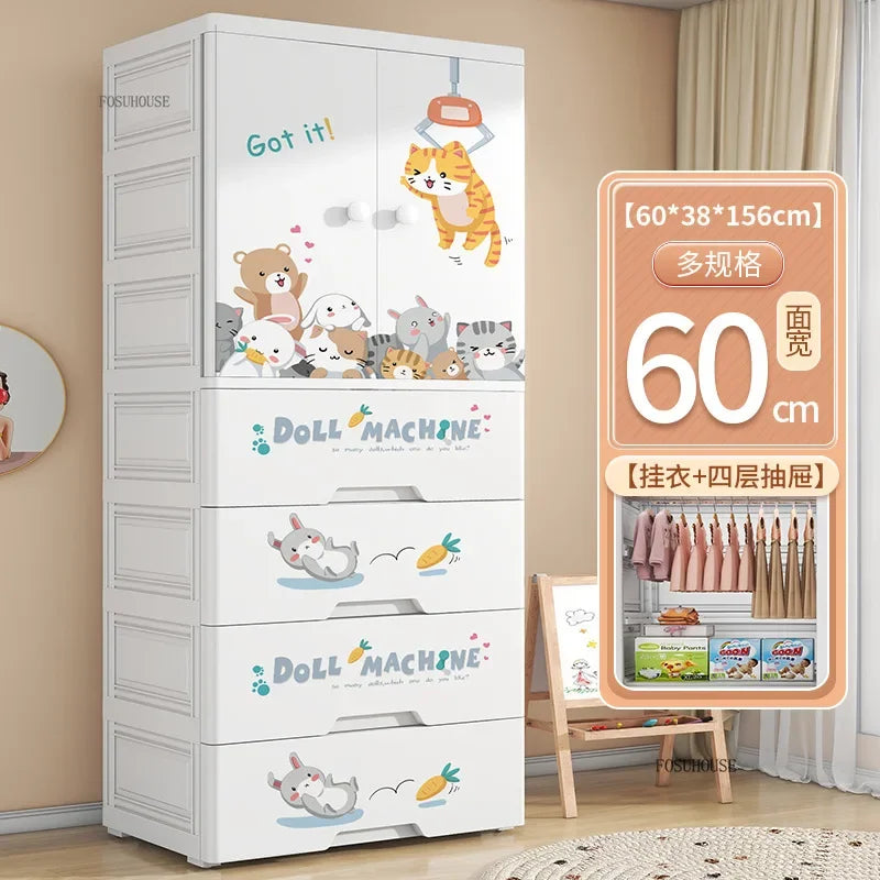 Lindo Armario de Doble Puerta para Dormitorio, Organizador de Ropa para el Hogar con Gran Capacidad, Mueble de Diseño para Guardar Ropa