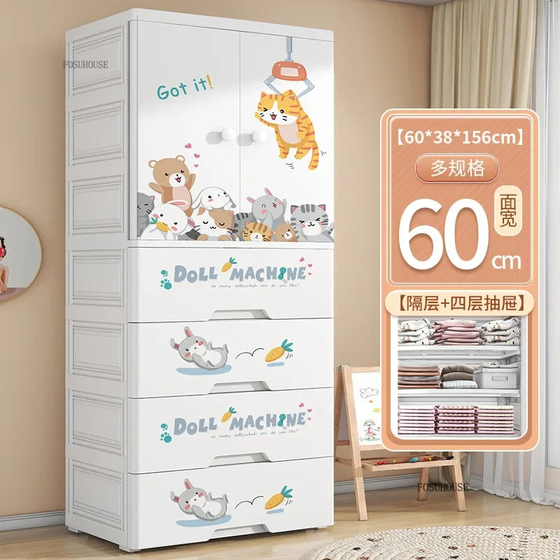 Lindo Armario de Doble Puerta para Dormitorio, Organizador de Ropa para el Hogar con Gran Capacidad, Mueble de Diseño para Guardar Ropa