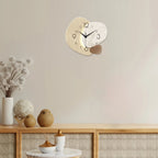 Reloj de pared simple moderno, reloj de cuarzo silencioso, reloj de dormitorio, sala de estar, sofá, decoración de fondo, reloj de pared, sin batería