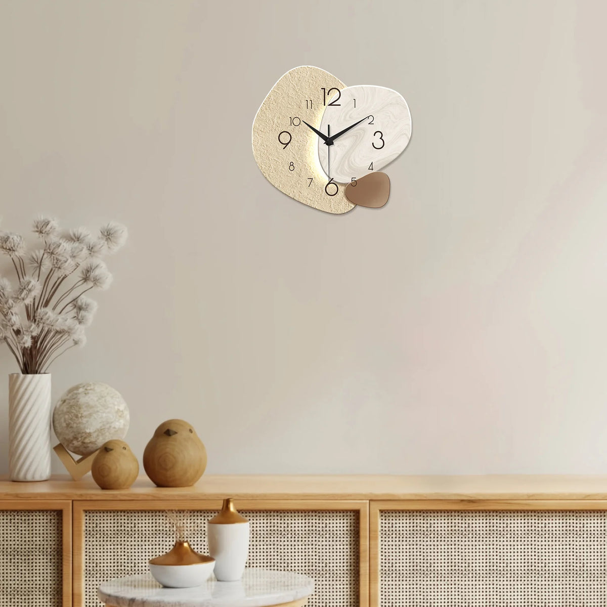 Reloj de pared simple moderno, reloj de cuarzo silencioso, reloj de dormitorio, sala de estar, sofá, decoración de fondo, reloj de pared, sin batería