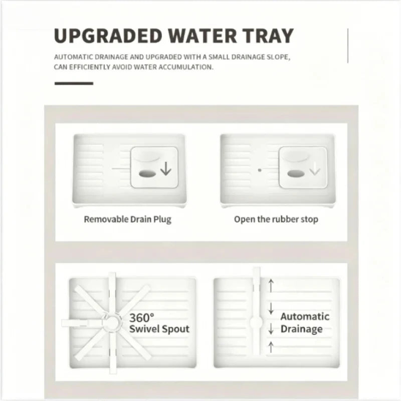 Escurridor de Platos de Acero Inoxidable de 2 Niveles, Color Blanco, Resistente al Óxido, Gran Capacidad, Diseño con Bandeja de Drenaje, para Encimera de Cocina, Platos, Tazas y Vajilla