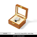 WOODTEN Caja de Madera Sólida Premium para Relojes y Joyas, Estuche de Almacenamiento de Alta Gama con Acabado de Lujo, Ideal para Regalo