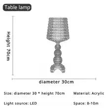 Lámparas de Pie de Estilo Art Deco Francés para Sala de Estar, Lámpara de Pie Clásica de Acrílico, Lámparas LED Regulables para Dormitorio y Mesita de Noche