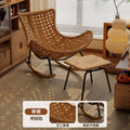 Sillón Reclinable de Ratán para Adultos, para Hogar, Balcón, Sala de Estar, Nuevo