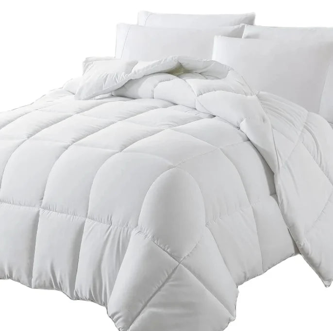 Edredón alternativo de plumón, ropa de cama para todas las estaciones, incluye edredón individual, inserto de edredón, suave, hipoalergénico y transpirable, 1 unidad