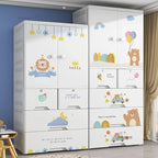 Lindo Armario de Doble Puerta para Dormitorio, Organizador de Ropa para el Hogar con Gran Capacidad, Mueble de Diseño para Guardar Ropa