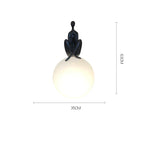 Lámparas de Mesa de Italia, diseño de retrato artístico, réplica de escultura, lámpara de pie, lámpara de bola, dormitorio, decoración interior