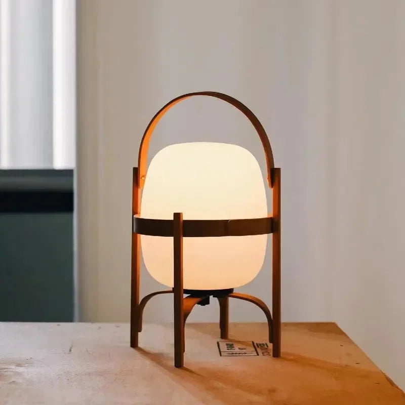 ‌ Lámpara de pie moderna de madera con LED, diseño Art Deco, simple, para sala de estar, dormitorio, estudio, oficina en casa, decoración, lámpara de escritorio
